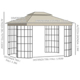 immagine-3-easycomfort-easycomfort-gazebo-da-giardino-con-zanzariera-tetto-a-2-livelli-e-struttura-in-metallo-3-7x3m-beige