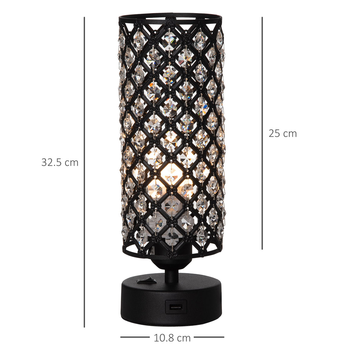 immagine-3-easycomfort-easycomfort-lampada-da-tavolo-con-paralume-in-cristallo-e-2-porte-usb-luce-regolabile-10-8x30cm-nero