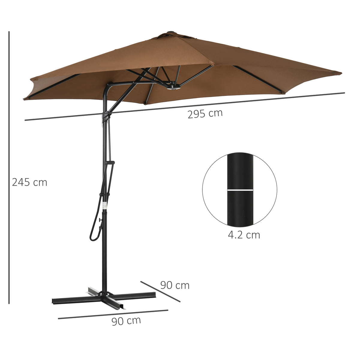 immagine-3-easycomfort-easycomfort-ombrellone-da-giardino-3x2-5-m-in-metallo-e-poliestere-a-6-stecche-con-base-a-croce-marrone