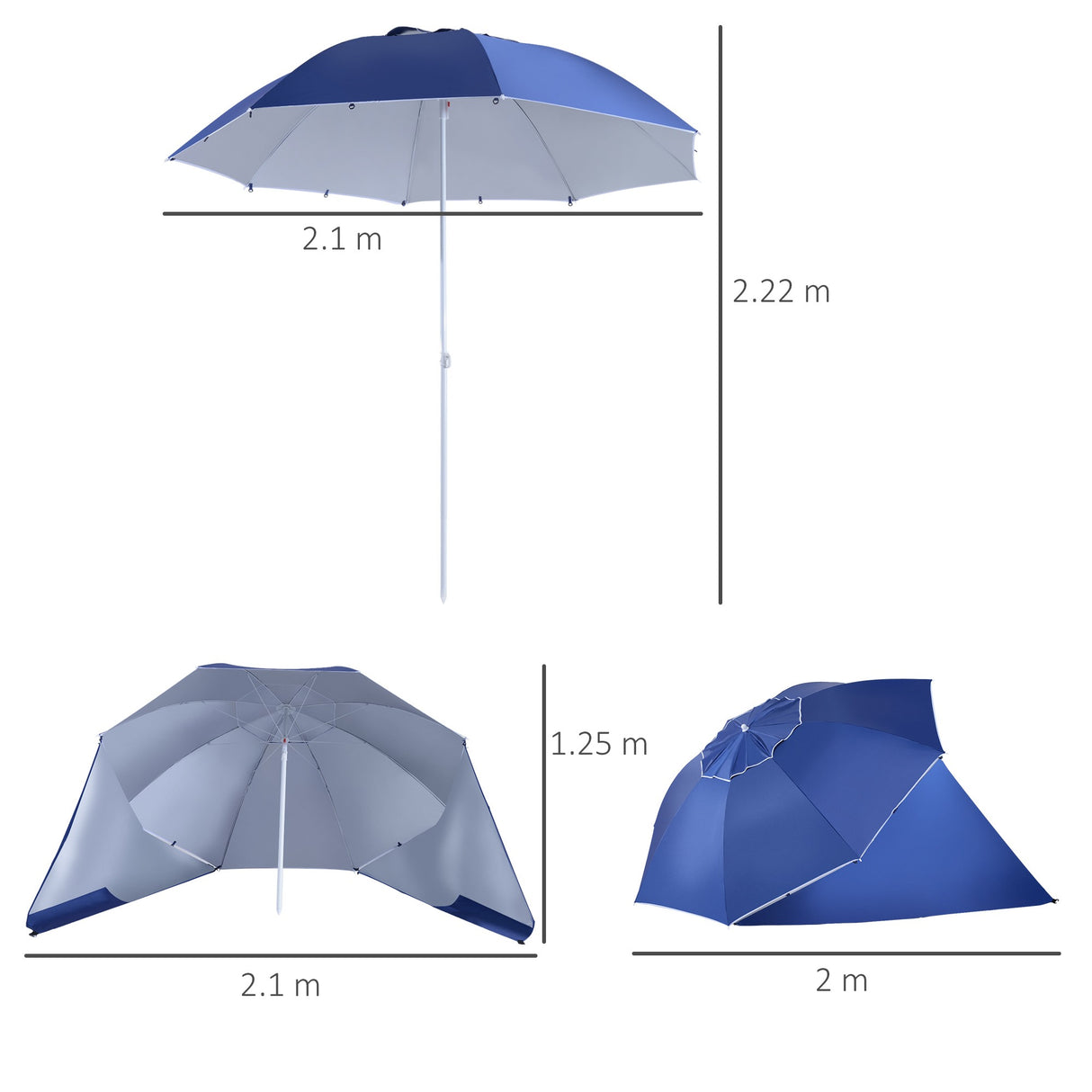 immagine-3-easycomfort-easycomfort-ombrellone-tenda-parasole-2-in-1-con-protezione-uv-50-in-poliestere-e-ferro-2x2-2-m-blu-ean-8054111843133