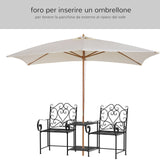 immagine-3-easycomfort-easycomfort-panchina-da-giardino-2-posti-con-tavolino-e-foro-per-ombrellone-nero-ean-8055776912837