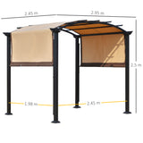 immagine-3-easycomfort-easycomfort-pergola-con-tende-scorrevoli-da-giardino-295x245cm-gazebo-a-pergola-da-esterno-in-metallo-cachi