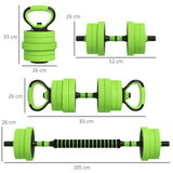 immagine-3-easycomfort-easycomfort-pesi-da-palestra-set-4-in-1-da-40kg-totali-utilizzabile-come-kettlebell-manubri-e-bilancieri