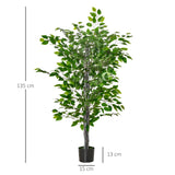 immagine-3-easycomfort-easycomfort-pianta-artificiale-di-ficus-alta-135cm-con-vaso-per-interno-ed-esterno-verde