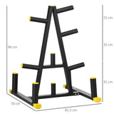 immagine-3-easycomfort-easycomfort-rastrelliera-pesi-e-bilancieri-in-acciaio-e-pp-per-dischi-con-diametro-da-5-cm-85-5x70x96-cm-nera