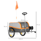 immagine-3-easycomfort-easycomfort-rimorchio-bici-in-acciaio-con-ruote-e-sacca-per-bagagli-in-tessuto-oxford-130x64x6097-cm