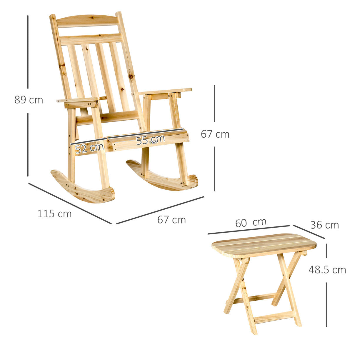 immagine-3-easycomfort-easycomfort-set-2-pz-mobili-da-giardino-con-sedia-a-dondolo-e-tavolino-pieghevole-in-legno-di-abete