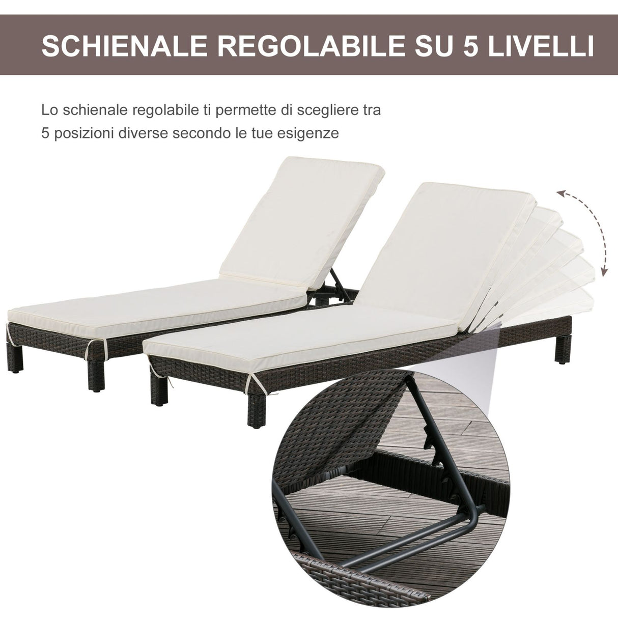 immagine-3-easycomfort-easycomfort-set-2-sdraio-da-giardino-in-pe-rattan-marrone-con-cuscino-imbottito-crema-ean-8055776915937