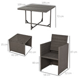 immagine-3-easycomfort-easycomfort-set-mobili-da-giardino-esterno-9-pezzi-tavolo-con-4-sedie-4-poggiapiedi-in-rattan-grigio