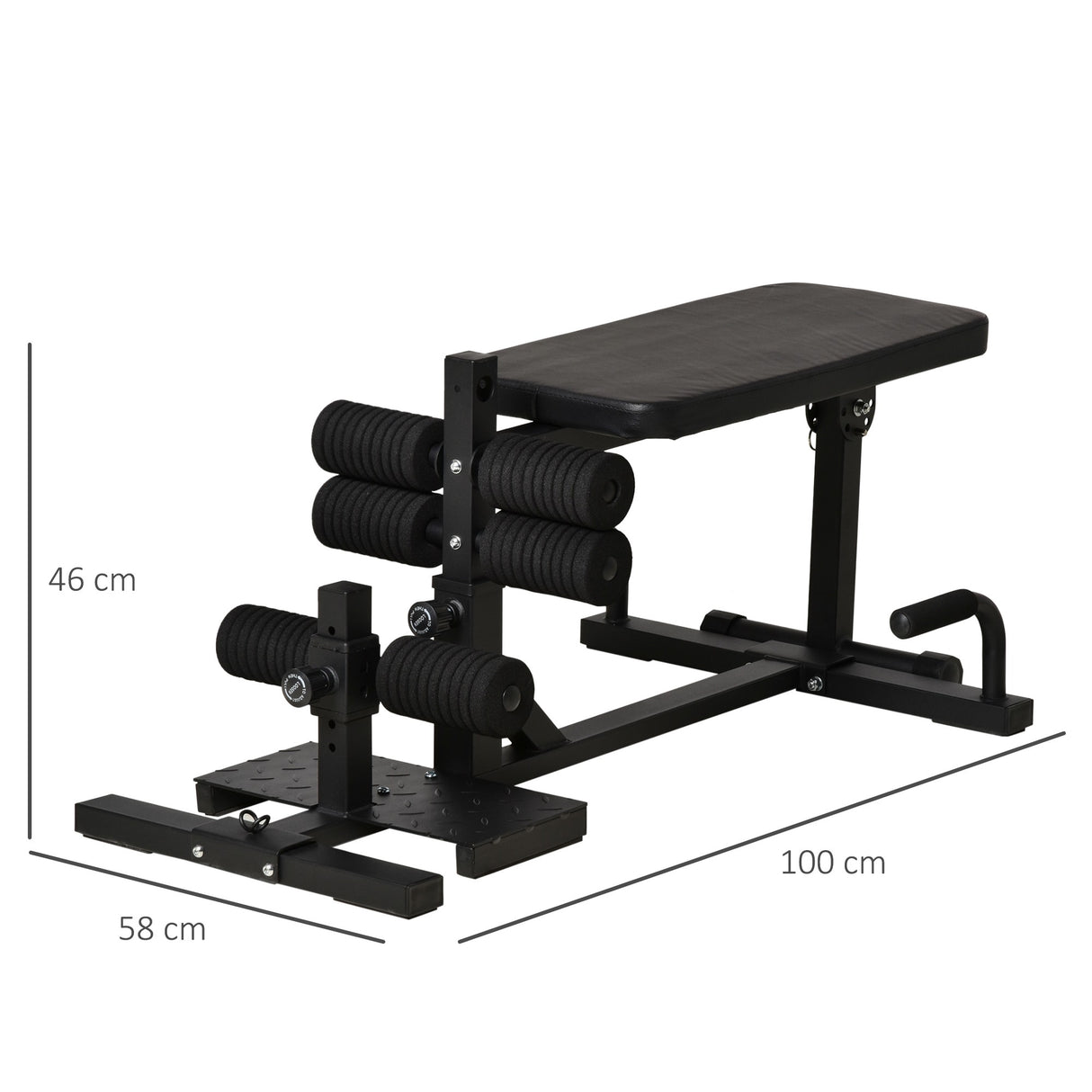 immagine-3-easycomfort-easycomfort-squat-machine-3-in-1-con-altezza-regolabile-e-panca-inclinabile-in-acciaio-100x58x46cm-nero