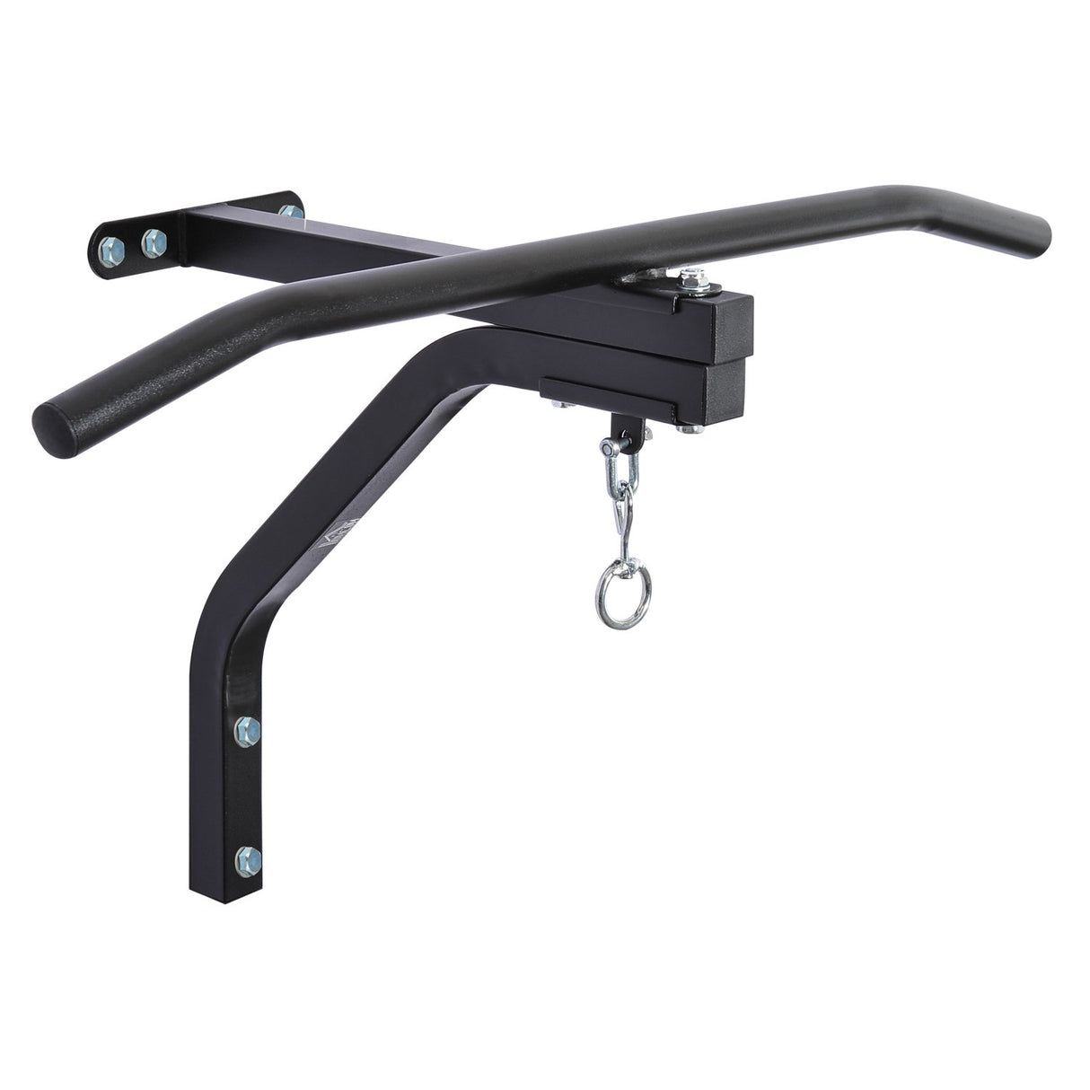 immagine-3-easycomfort-easycomfort-supporto-per-sacco-da-boxe-barra-pull-up-per-sollevamento-portata-130kg-in-acciaio-nero-93x47x51cm-ean-8054111840798