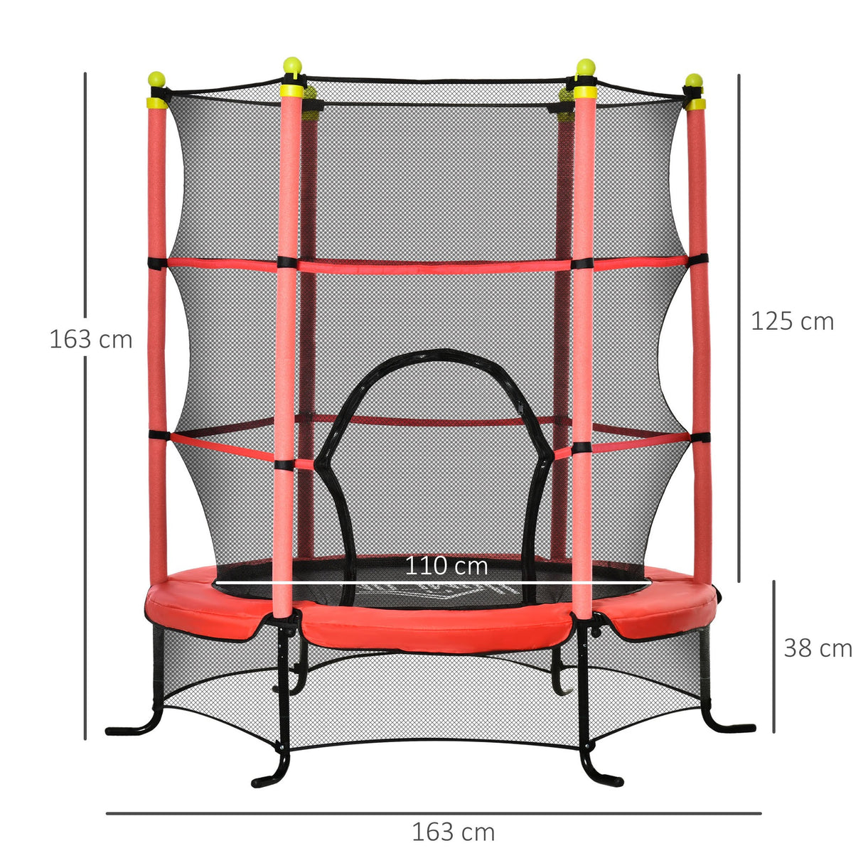 immagine-3-easycomfort-easycomfort-tappeto-elastico-per-bambini-3-10-anni-con-rete-di-sicurezza-e-pali-imbottiti-163x163cm