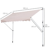 immagine-3-easycomfort-easycomfort-tenda-da-sole-a-bracci-3x1-5m-con-manovella-e-struttura-telescopica-beige-ean-8054111848855