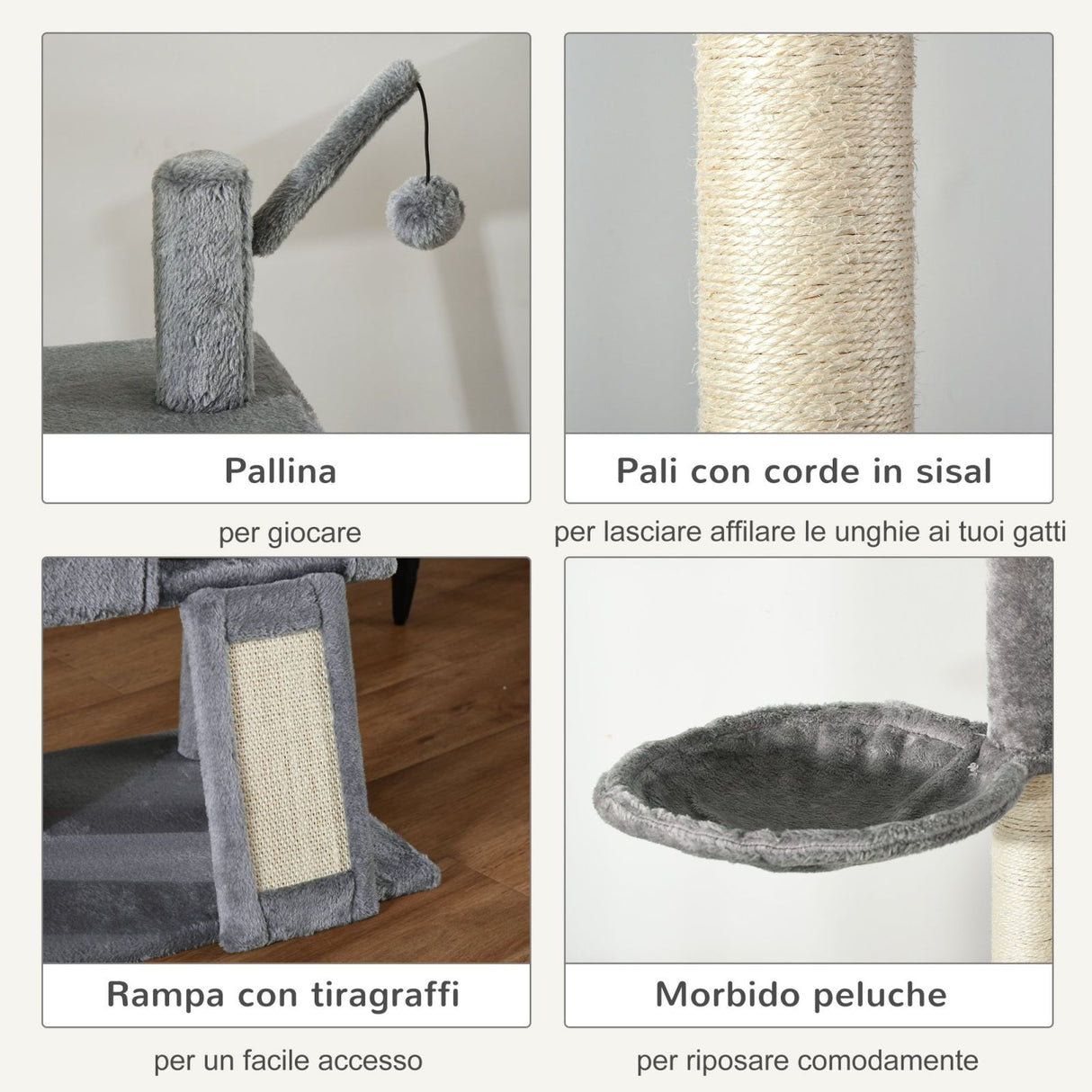 immagine-3-easycomfort-easycomfort-tiragraffi-a-soffitto-multilivello-per-gatti-corde-in-sisal-piattaforme-casetta-e-amaca-grigio-60x40x230-280cm