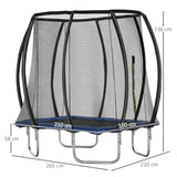 immagine-3-easycomfort-easycomfort-trampolino-elastico-210cm-per-bambini-e-adulti-con-rete-e-imbottiture-blu