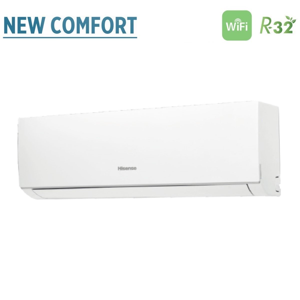 immagine-3-hisense-climatizzatore-condizionatore-hisense-dual-split-inverter-serie-new-comfort-99-con-2amw42u4rgc-r-32-wi-fi-optional-90009000