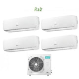 immagine-3-hisense-climatizzatore-condizionatore-hisense-quadri-split-inverter-serie-mini-apple-pie-12121212-con-4amw81u4raa-r-32-wi-fi-optional-12000120001200012000