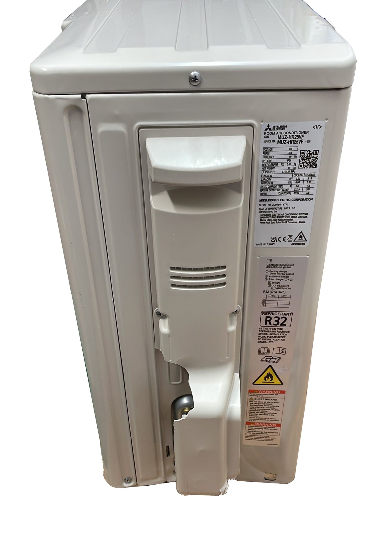 immagine-3-mitsubishi-electric-area-occasioni-climatizzatore-condizionatore-mitsubishi-electric-inverter-serie-smart-msz-hr-9000-btu-msz-hr25vf-r-32-wi-fi-optional-classe-aa