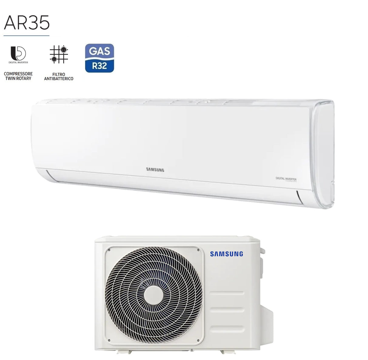 immagine-3-samsung-climatizzatore-condizionatore-inverter-samsung-serie-ar35-maldives-9000-btu-ar12txhqasineu-ar09txhqasixeu-r-32-classe-aa