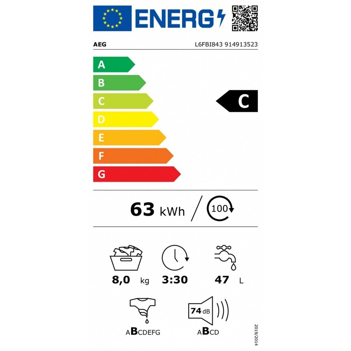 immagine-4-aeg-lavatrice-a-carica-frontale-aeg-8-kg-serie-6000-1400-giri-l6fbi843-classe-c-ean-7332543765775