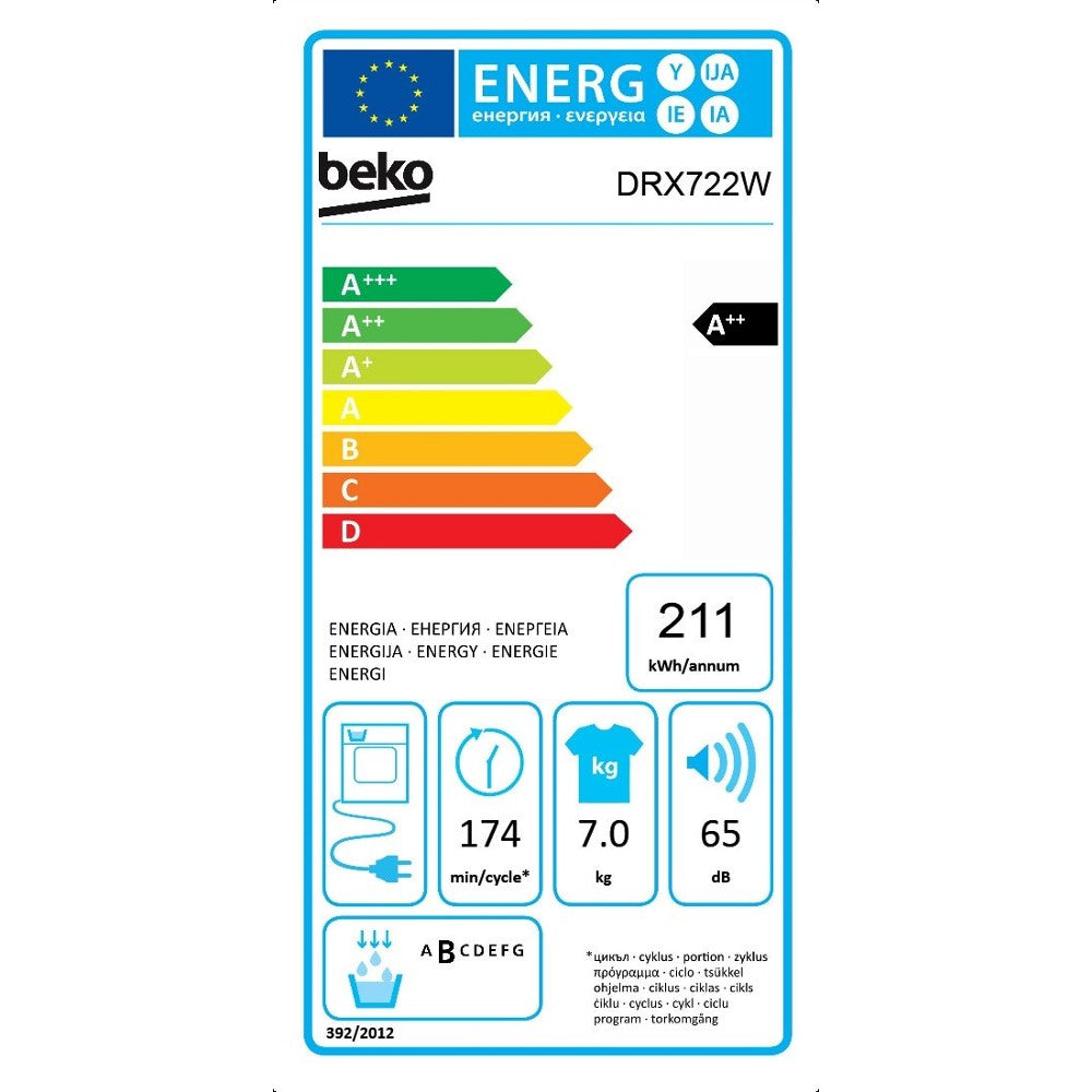 immagine-4-beko-asciugatrice-a-pompa-di-calore-beko-7-kg-drx722w-optisense-classe-a-ean-8690842157172