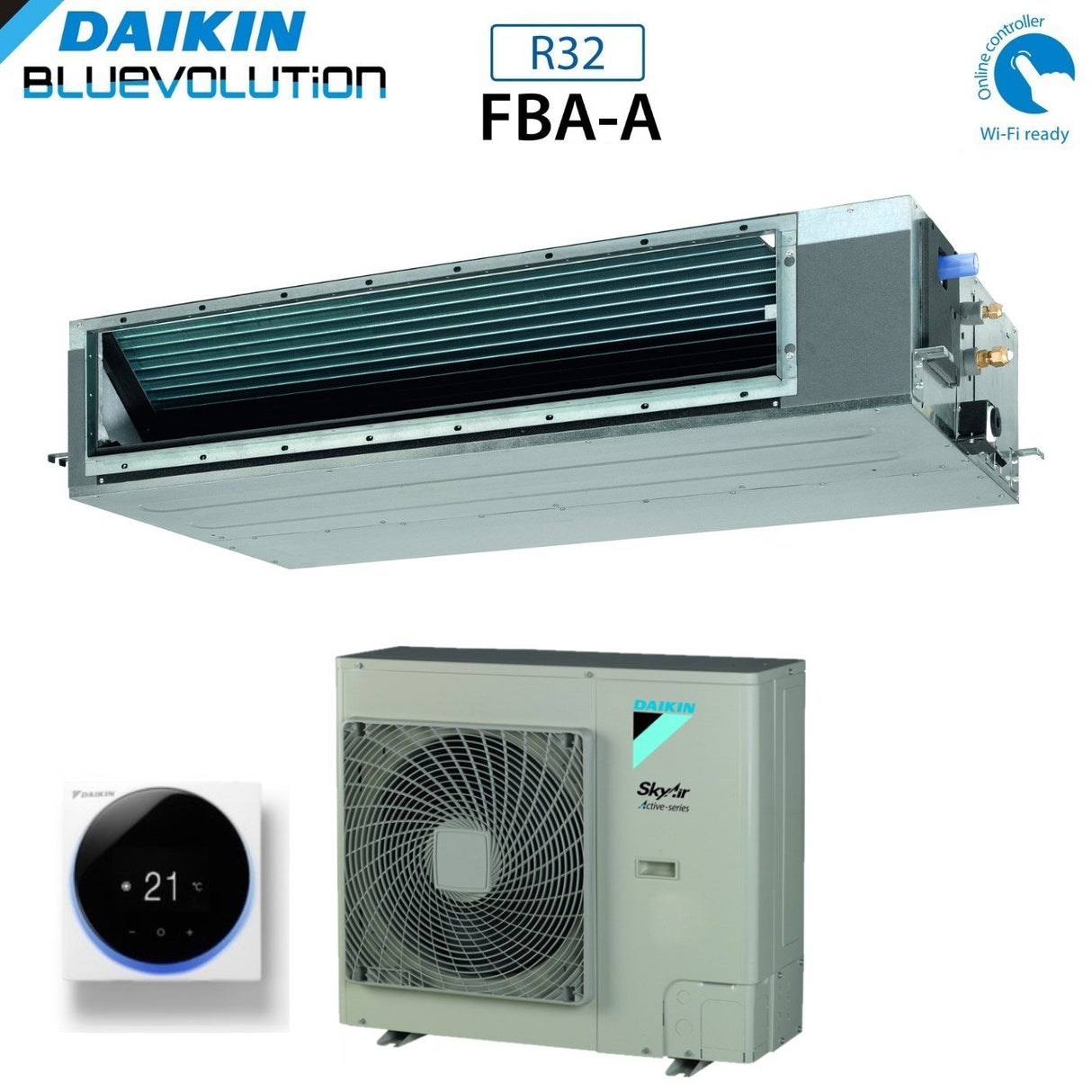 immagine-4-daikin-climatizzatore-condizionatore-daikin-bluevolution-canalizzato-canalizzabile-media-prevalenza-24000-btu-fba71a-rzasg71mv1-monofase-r-32-wi-fi-optional-con-comando-a-filo