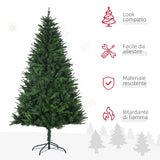 immagine-4-easycomfort-easycomfort-albero-di-natale-artificiale-180cm-con-786-rami-2-sezioni-e-base-in-metallo-verde