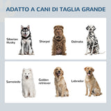 immagine-4-easycomfort-easycomfort-ciotole-per-cani-rialzate-in-acciaio-inox-e-legno-con-cassetto-60x30x36cm-bianco-e-grigio