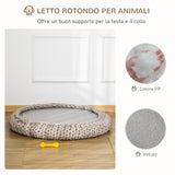 immagine-4-easycomfort-easycomfort-cuccia-per-cani-e-gatti-rotonda-rialzata-e-lavabile-in-cotone-pp-cuscino-imbottito-93x15cm-grigia