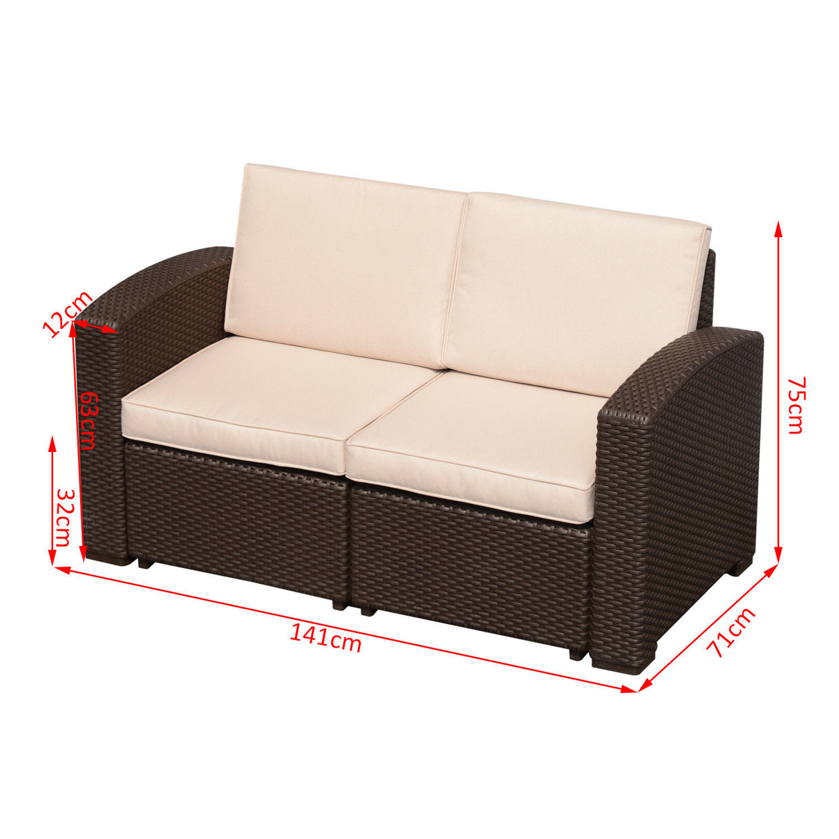 immagine-4-easycomfort-easycomfort-divano-a-2-posti-in-pe-rattan-con-cuscini-marrone-141x71x75cm-ean-8055776915661