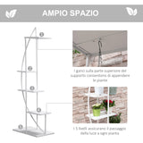 immagine-4-easycomfort-easycomfort-fioriera-in-metallo-a-5-ripiani-2-pezzi-per-interni-ed-esterni-53x33x154cm-bianco