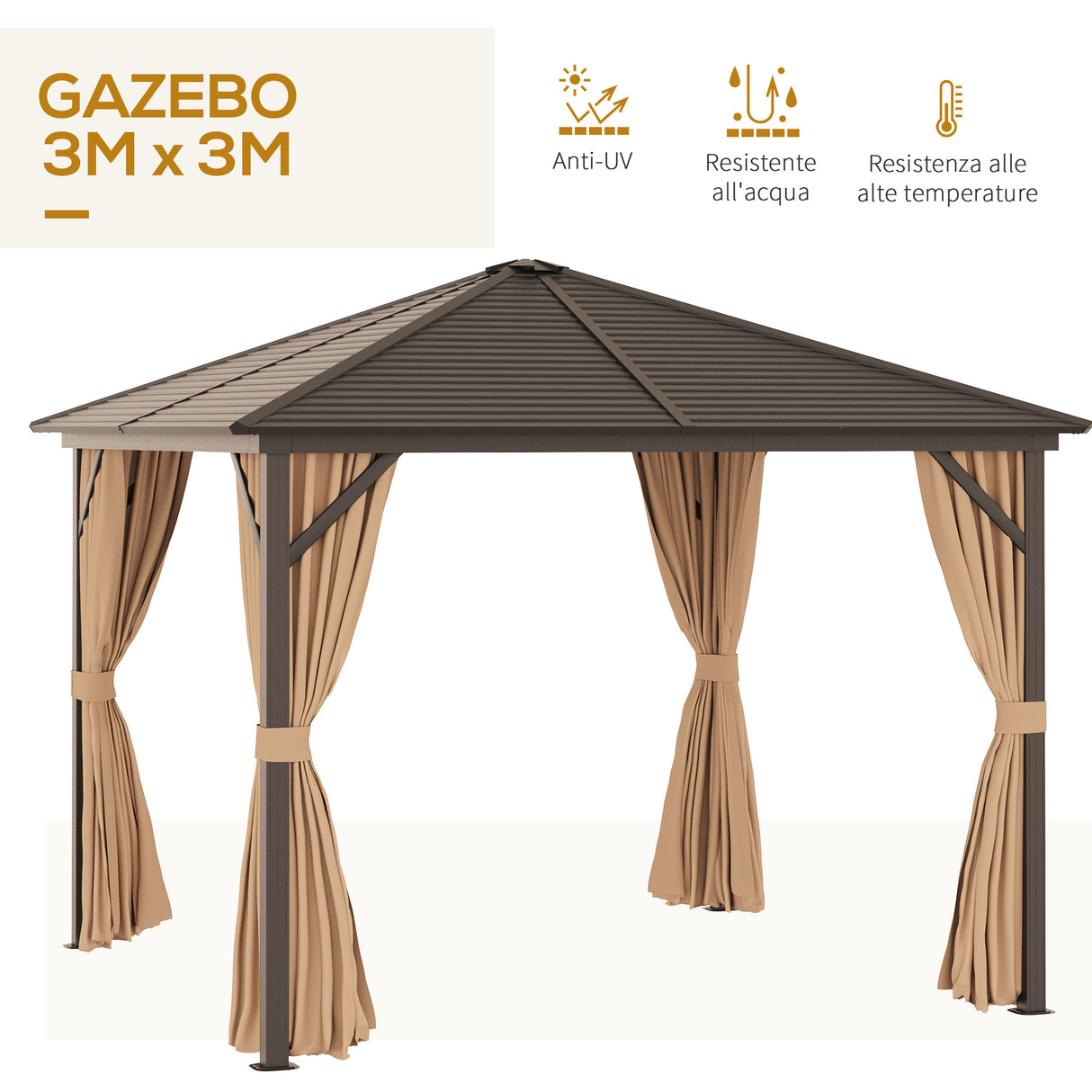 immagine-4-easycomfort-easycomfort-gazebo-da-giardino-3x3m-in-alluminio-con-zanzariera-tende-laterali-e-tetto-rigido-marrone