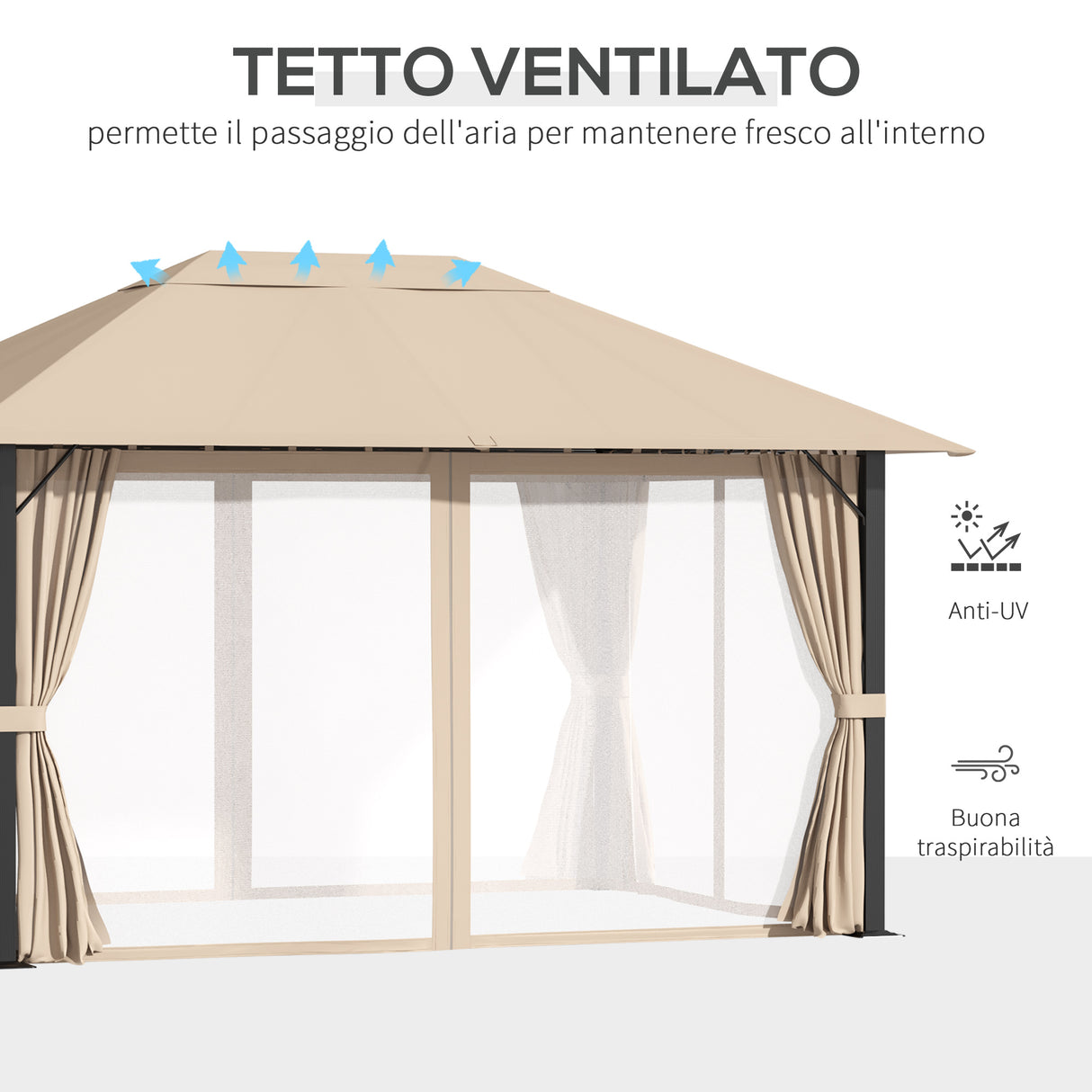 immagine-4-easycomfort-easycomfort-gazebo-da-giardino-4x3m-in-alluminio-e-acciaio-con-zanzariera-e-4-tende-in-poliestere-marrone