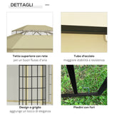 immagine-4-easycomfort-easycomfort-gazebo-da-giardino-con-zanzariera-tetto-a-2-livelli-e-struttura-in-metallo-3-7x3m-beige