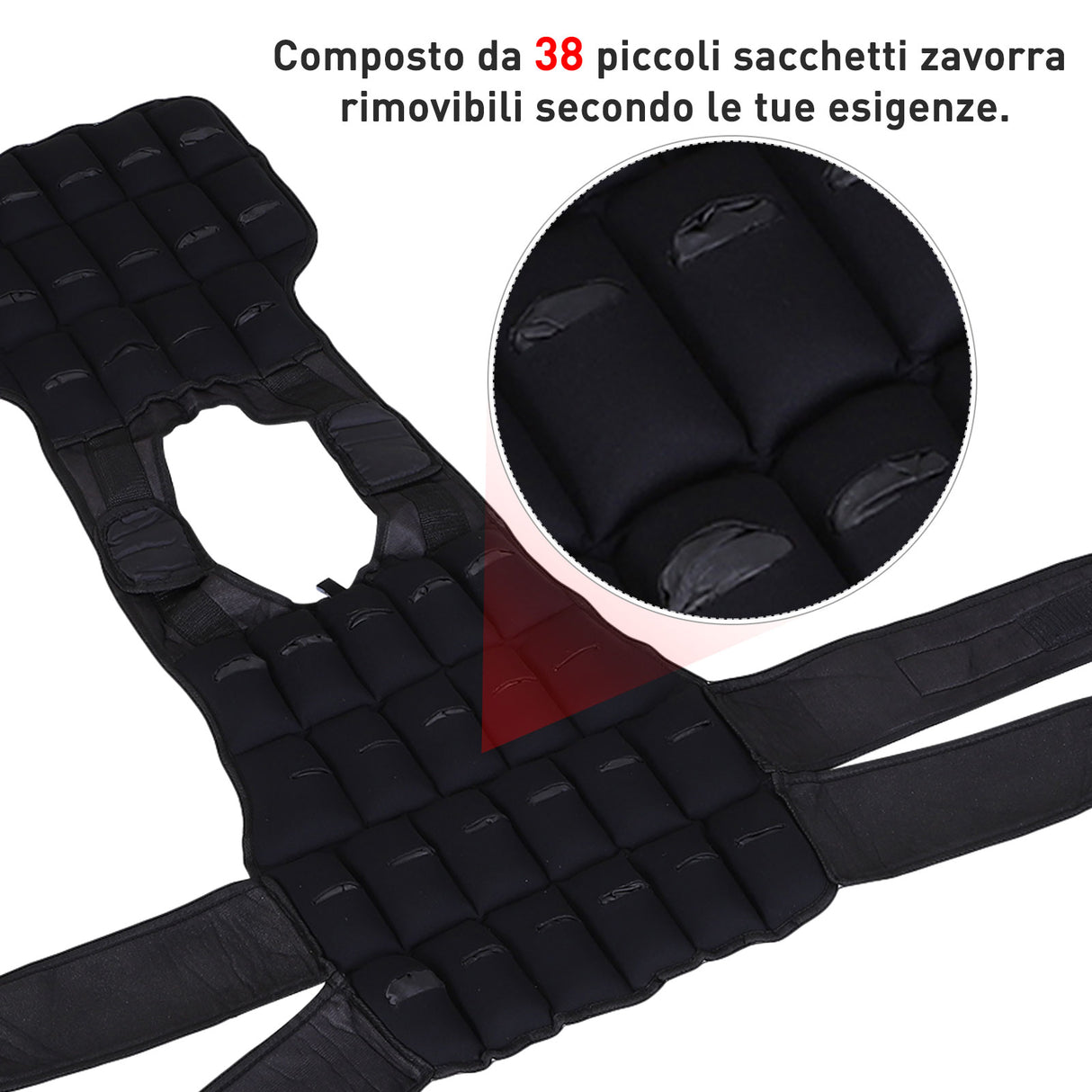 immagine-4-easycomfort-easycomfort-giubbotto-zavorrato-20kg-unisex-38-pesi-singoli-imbottitura-chiusure-con-velcro-nero-ean-8054111840569