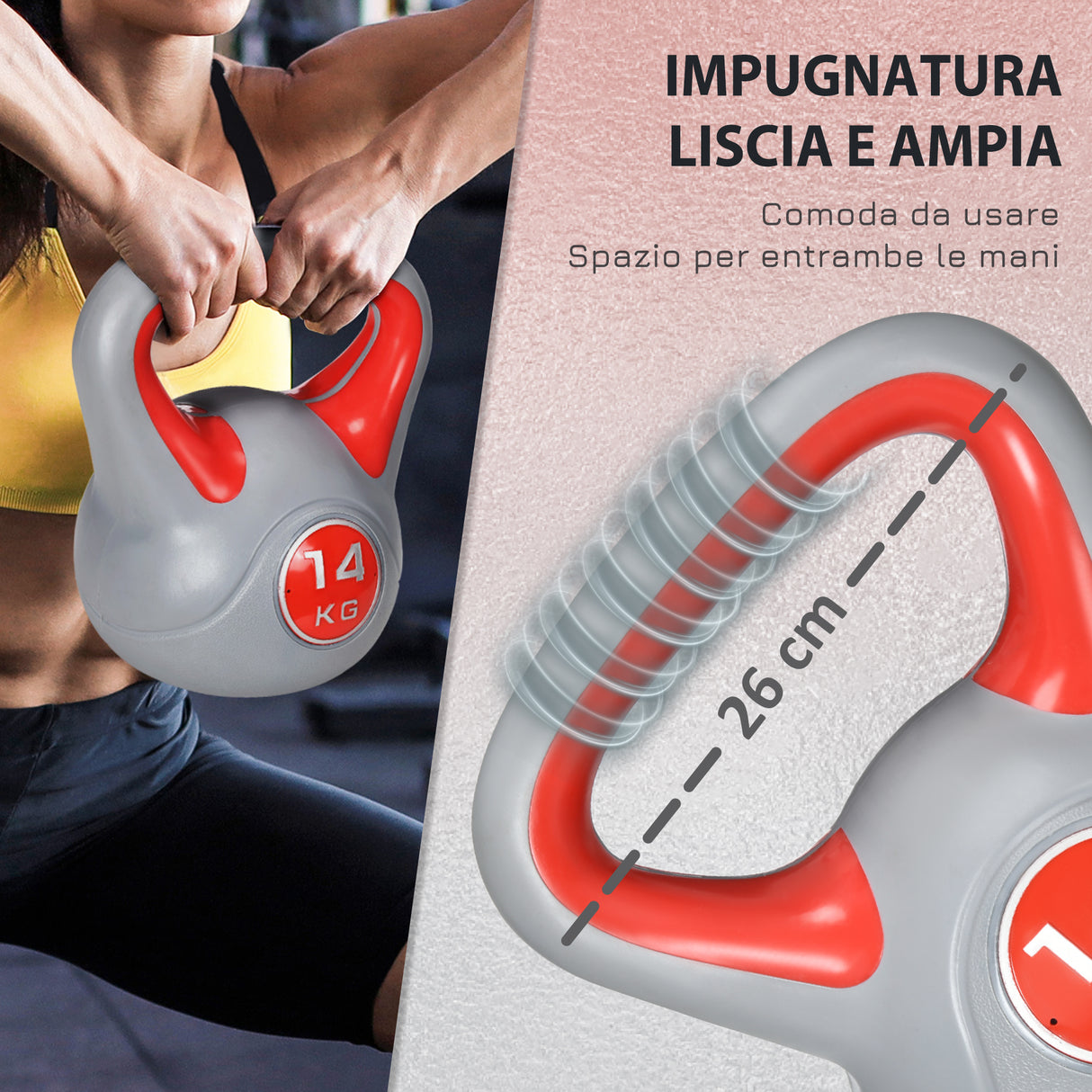 immagine-4-easycomfort-easycomfort-kettlebell-14kg-in-pu-e-sabbia-con-base-piatta-e-impugnatura-per-stacchi-squat-e-sollevamenti-26x18x32-cm-rosso