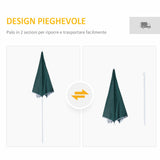 immagine-4-easycomfort-easycomfort-ombrellone-da-spiaggia-e-da-giardino-2x2-m-con-tenda-in-poliestere-e-metallo-verde-e-bianco-ean-8054111842105