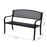 immagine-4-easycomfort-easycomfort-panchina-da-esterno-in-acciaio-nero-127x60x85cm