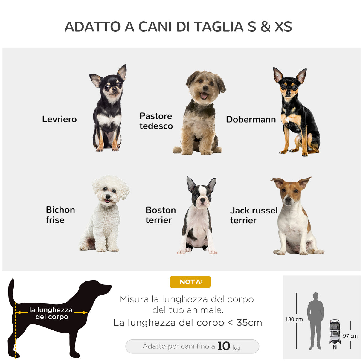 immagine-4-easycomfort-easycomfort-passeggino-per-cani-pieghevole-carrello-per-animali-domestici-carrello-carrozzina-grigio-75-x-45-x-97cm-ean-8054111849579