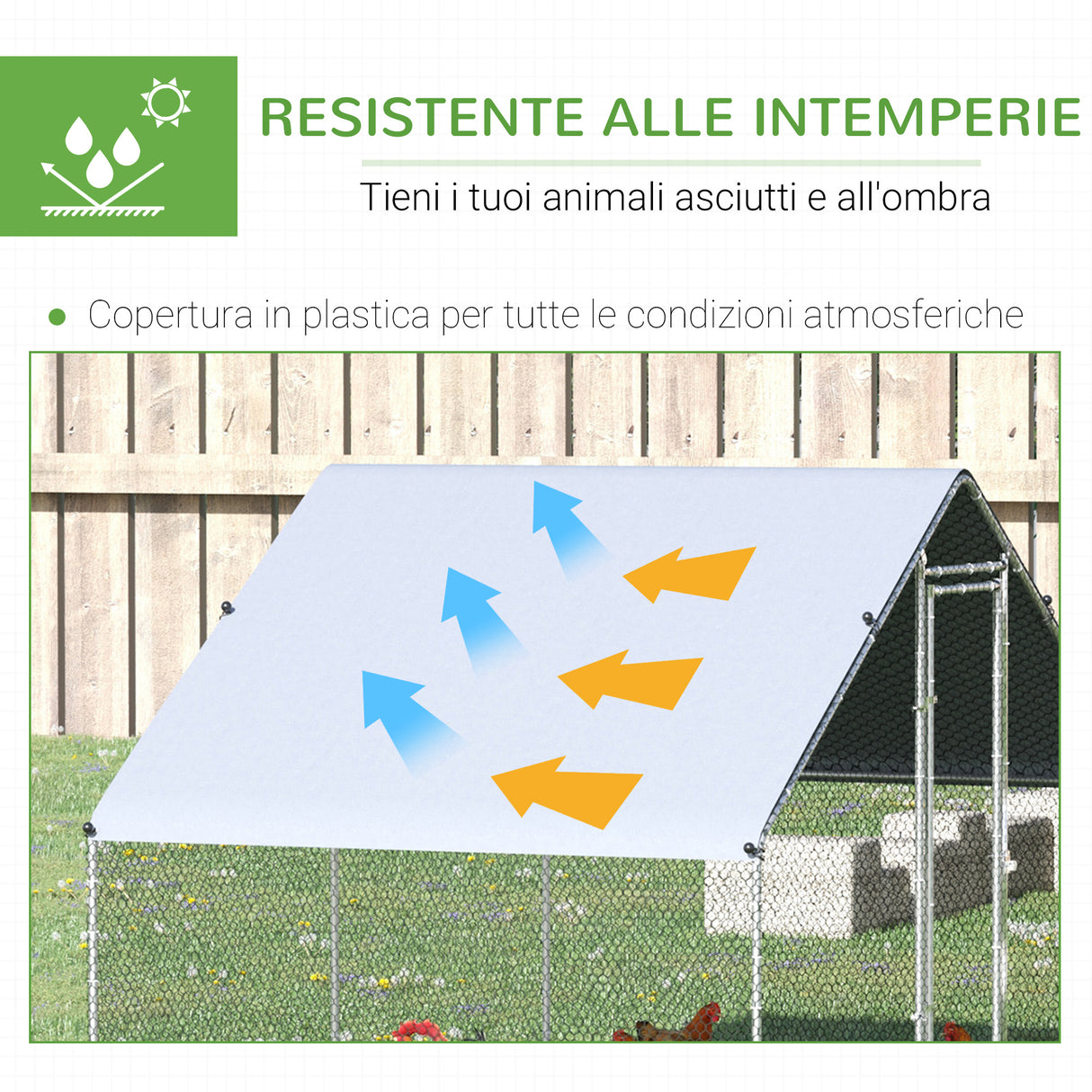 immagine-4-easycomfort-easycomfort-pollaio-da-giardino-con-telaio-zincato-copertura-impermeabile-e-rete-esagonale-3x2x2m-argento