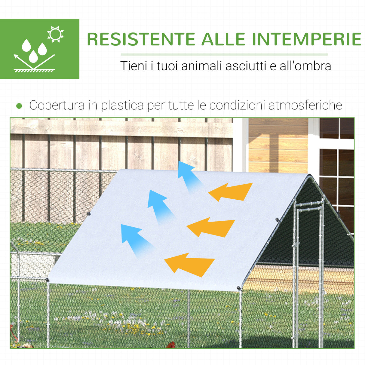 immagine-4-easycomfort-easycomfort-pollaio-da-giardino-con-telaio-zincato-copertura-impermeabile-e-rete-esagonale-3x8x2m-argento