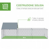 immagine-4-easycomfort-easycomfort-pollaio-da-giardino-per-15-18-galline-in-acciaio-zincato-e-pe-con-tettoia-e-serratura-600x300x195-cm