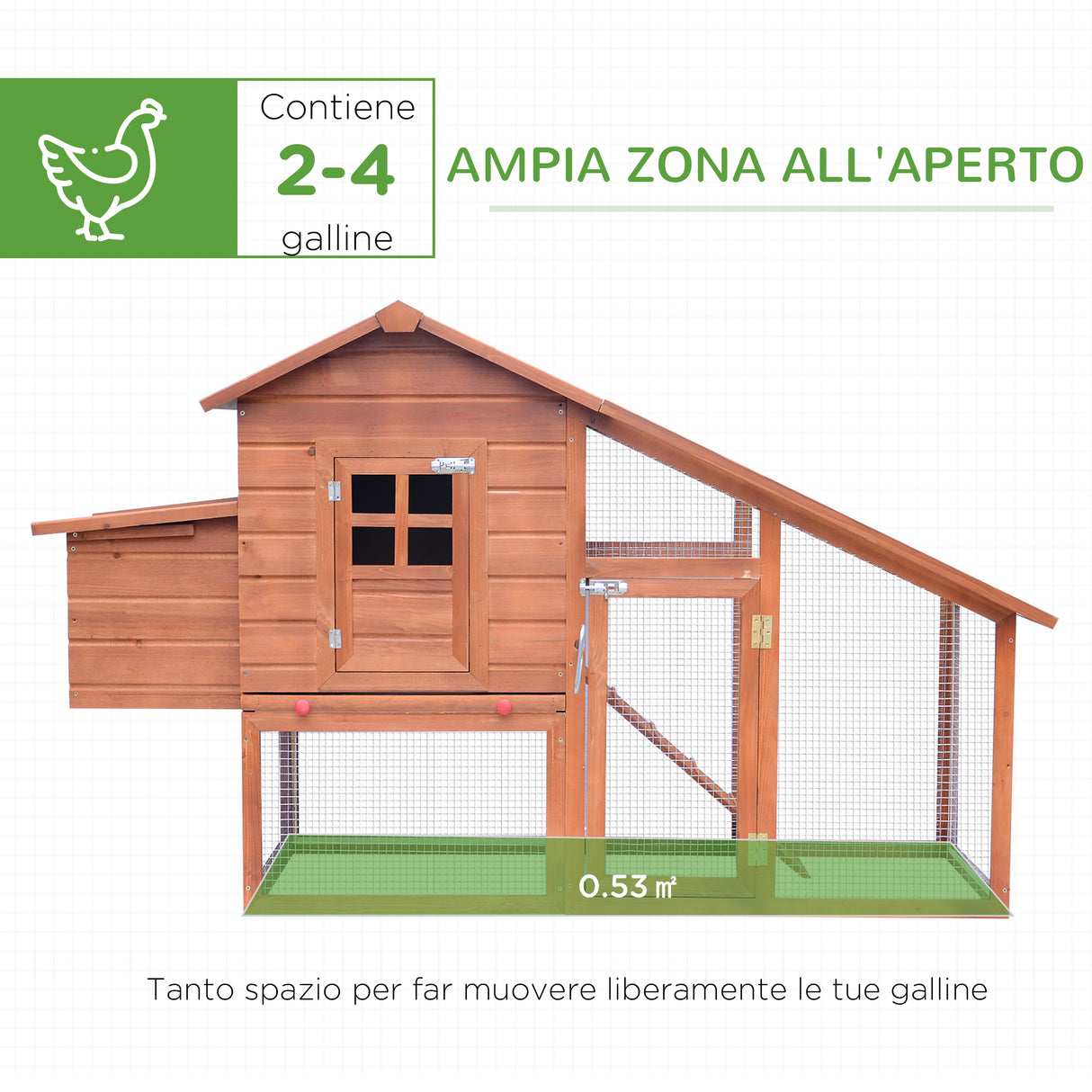 immagine-4-easycomfort-easycomfort-pollaio-in-legno-con-casetta-nido-di-cova-e-area-aperta-per-2-4-galline-190x66x116cm-arancione