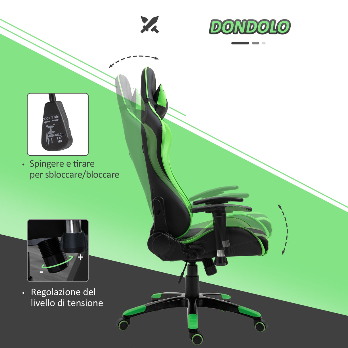 immagine-4-easycomfort-easycomfort-poltrona-da-ufficio-gaming-girevole-reclinabile-nero-e-verde-ecopelle-ean-8055776913452