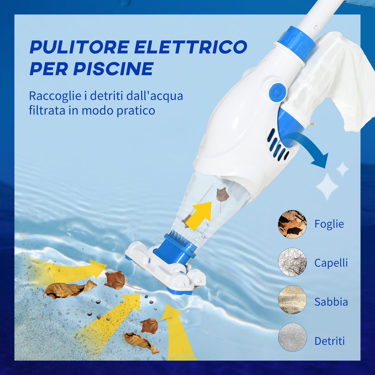 immagine-4-easycomfort-easycomfort-pulitore-aspiratore-per-piscine-a-batteria-con-palo-telescopico-spazzole-e-filtro-bianco-e-blu