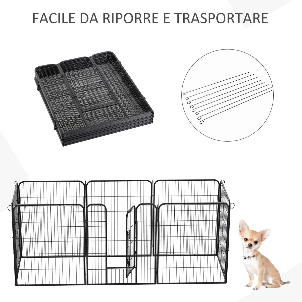 immagine-4-easycomfort-easycomfort-recinto-per-cani-per-animali-domestici-8-pezzi-80x100cm-ean-8054144135182