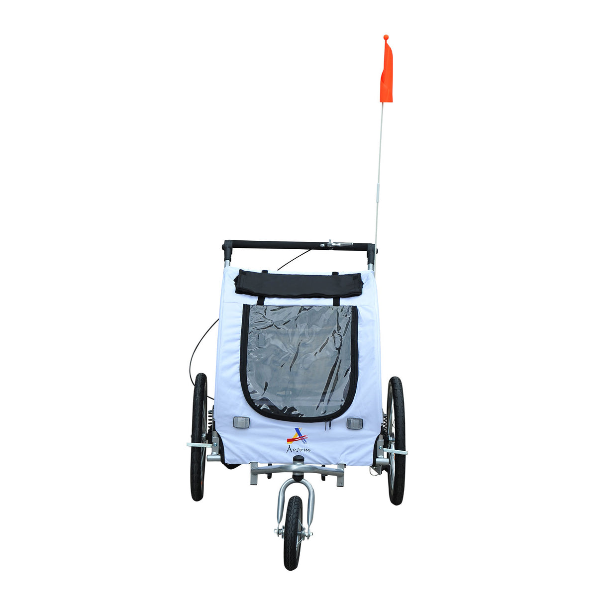 immagine-4-easycomfort-easycomfort-rimorchio-bicicletta-passeggino-per-cani-3-ruote-bianco-e-nero-ean-8055776911571