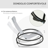 immagine-4-easycomfort-easycomfort-sedia-a-dondolo-da-giardino-zero-gravity-sdraio-da-giardino-ergonomica-con-cuscino-e-tessuto-traspirante-per-interno-ed-esterno-grigia