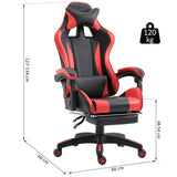 immagine-4-easycomfort-easycomfort-sedia-da-gaming-con-poggiapiedi-estendibile-poltrona-gaming-ergonomica-reclinabile-ecopelle-6660127-134cm-rosso-ean-8055776914237