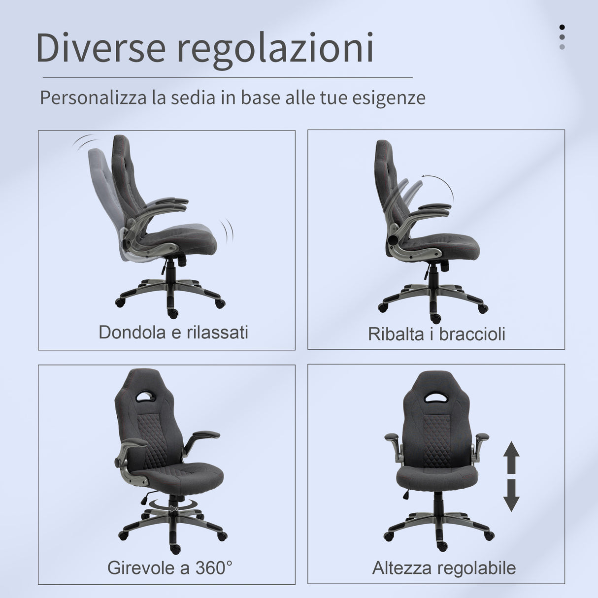 immagine-4-easycomfort-easycomfort-sedia-da-ufficio-con-funzione-dondolio-ergonomica-e-girevole-sedia-da-scrivania-in-tessuto-grigio-70-5x70x113-121cm